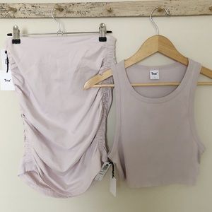 NWT  Aritzia TNA Chill Malibu Skirt with Coordinating Tank Size Large